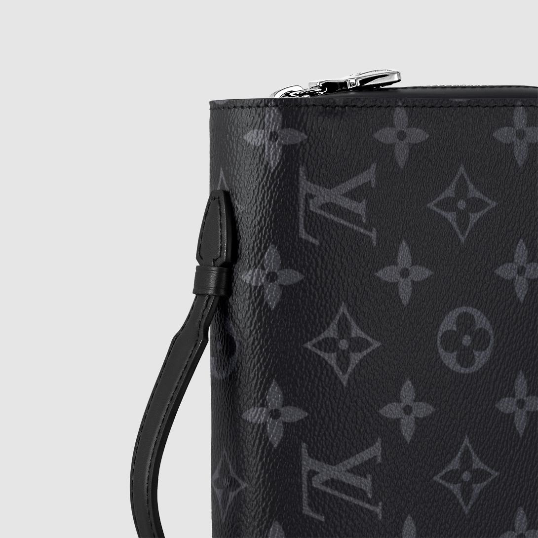 Ví Louis Vuitton Zippy Xl Monogram Eclipse Nam Xám